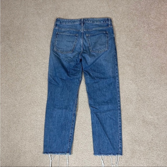 Gap high rise universal slim boyfriend blue jeans - Picture 4 of 6